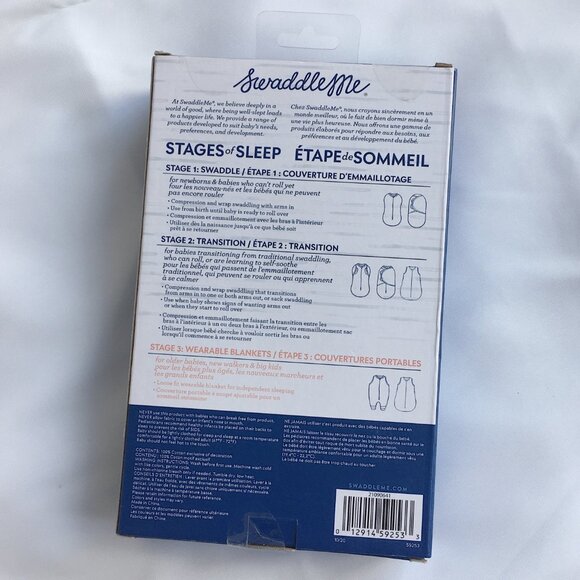 SwaddleMe Night Sack Sleeper – 6-12 Months, 1-Pack in Alphabet - Picture 2 of 7